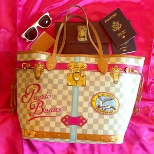 💖RARE LV Summer Trunk Neverfull Limited Edition